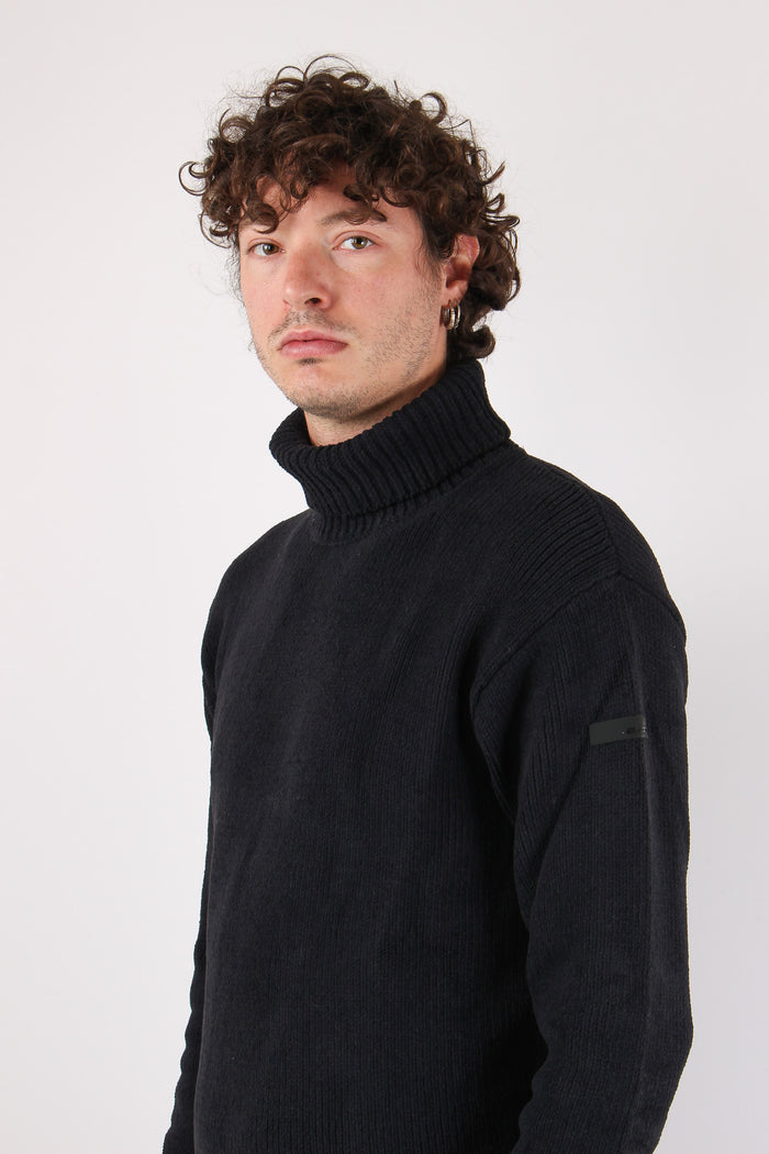 Maglia Collo Alto Black-7