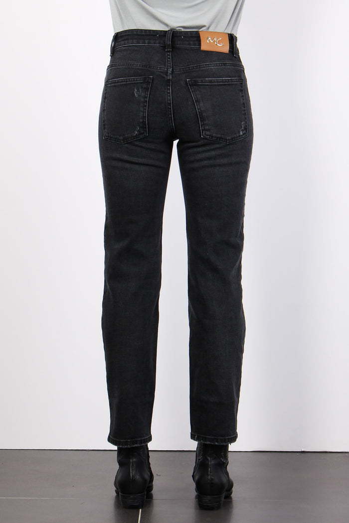 Jeans Gamba Dritta Rotture Nero Wash-3