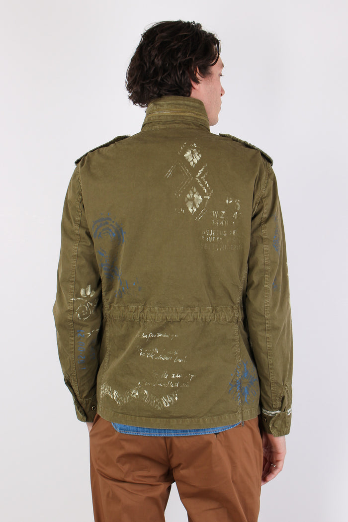 Field Jacket Ricamo Impunture Duna-5