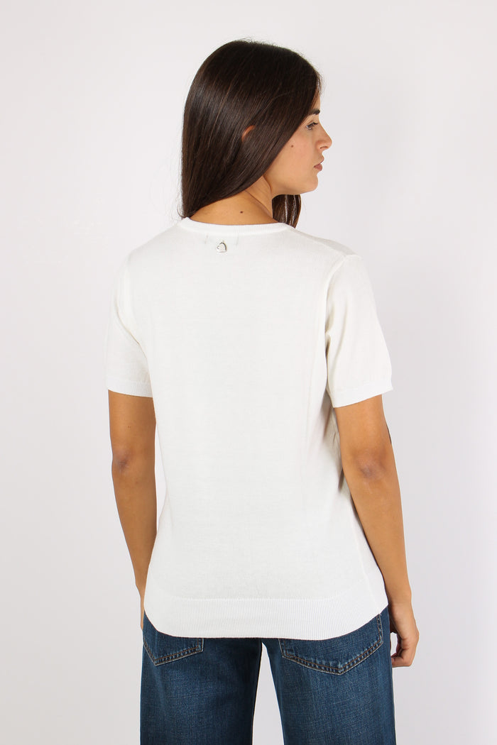 Maglia Viscosa M/m Burro-4