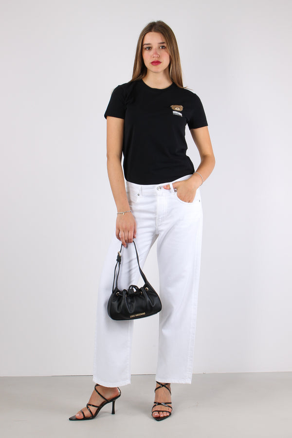 Denim Boyfriend Tencell Optic White