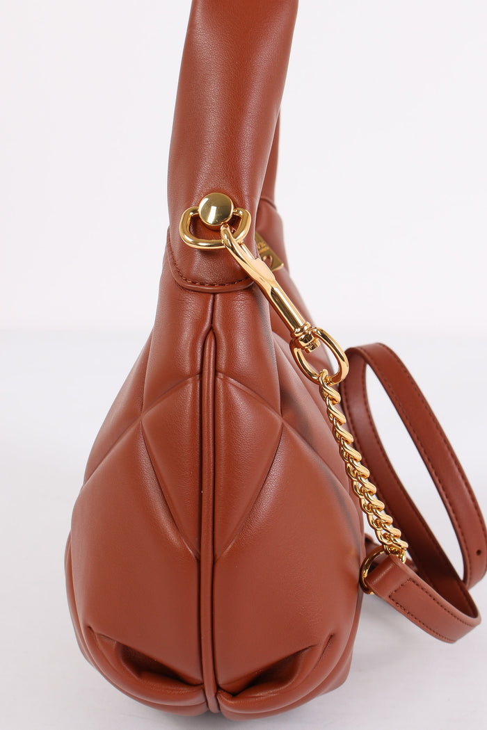 Mezzaluna Matelasse Castagna-5