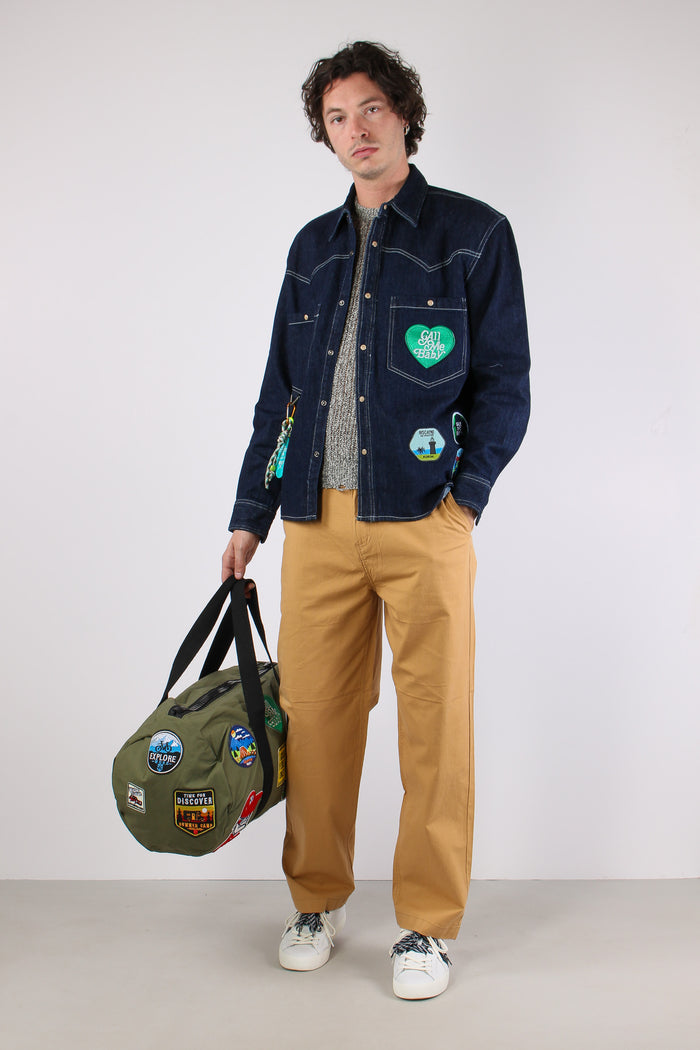 Borsone Patch Militare-8