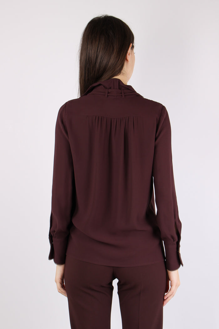 Camicia Cravatta Cacao-4