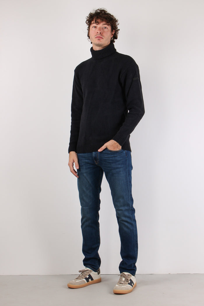 Maglia Collo Alto Black-3