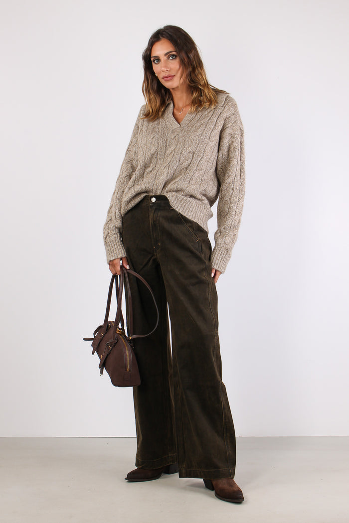 Pantalone Baloon Slavato Moro