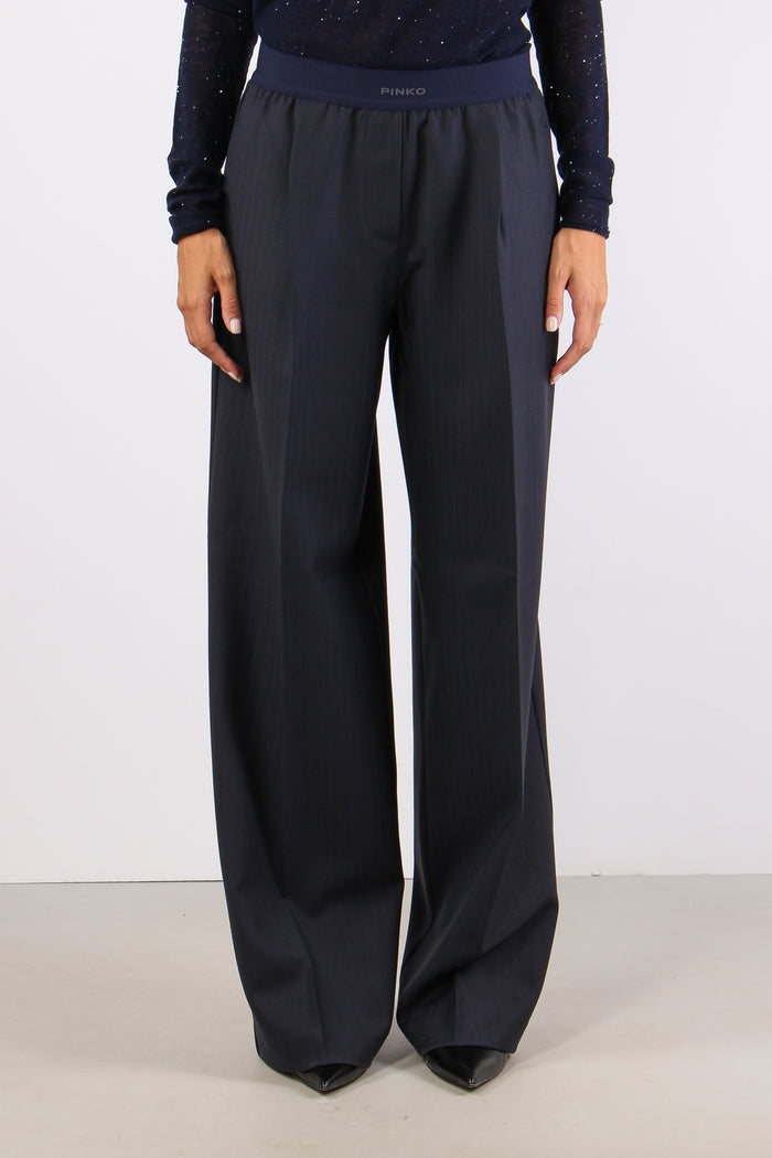 Phaius Pantalone Fluido Elasti Blu Marino-2