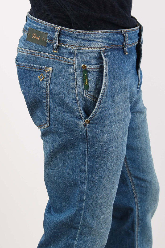 Denim Regular Vita Medio Denim Medio-7