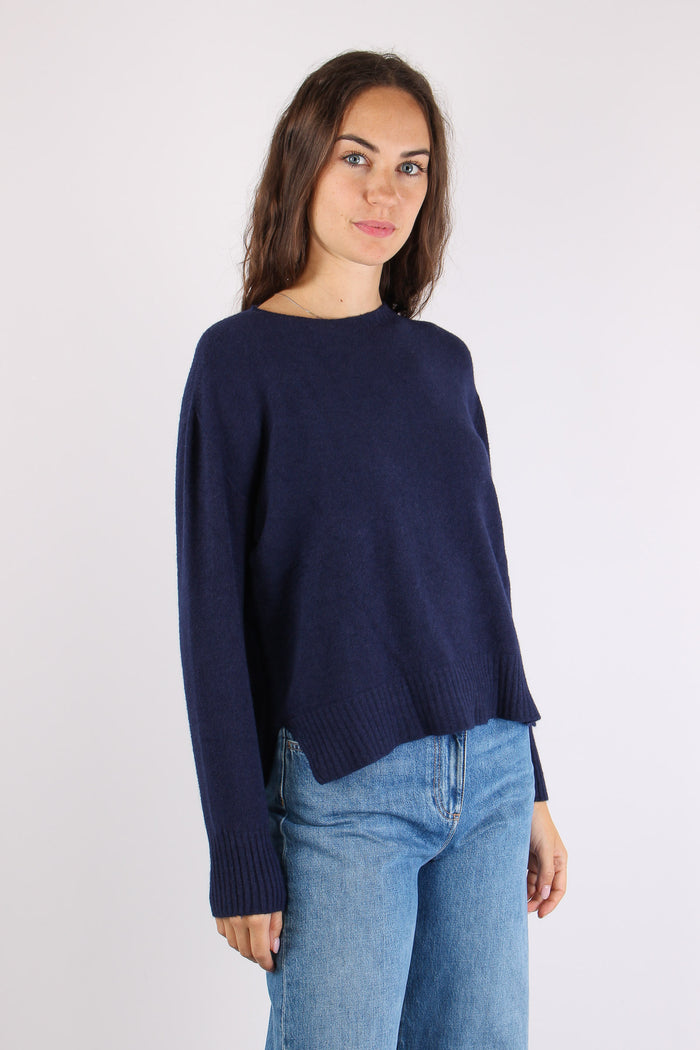 Maglia Scollo Barca Evening Blue-6