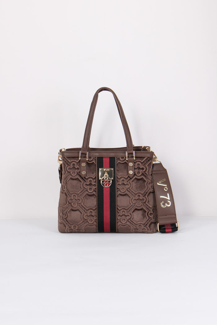 Cate Mini Shopping Taupe/multicolor