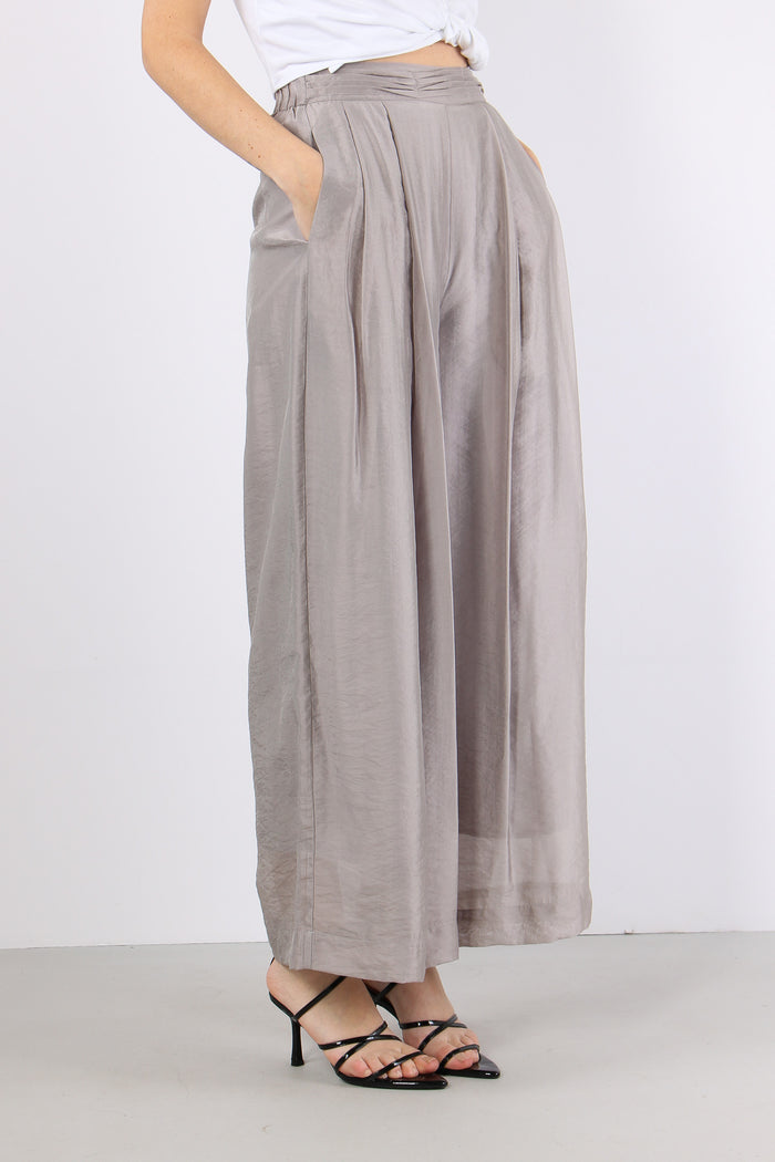 Pantalone Arriccio Vita Pences Fango-7