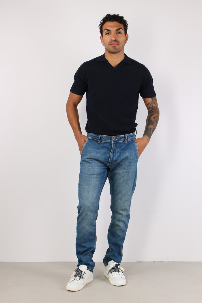 Denim Regular Vita Medio Denim Medio