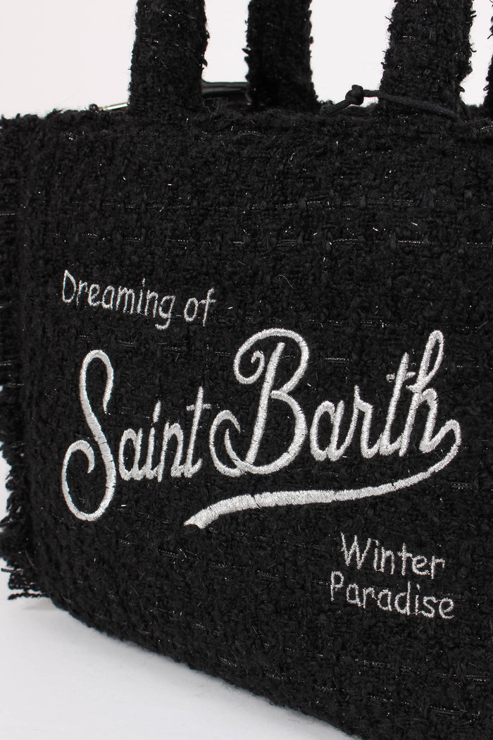 Shopping Piccola Tweed Nero-4