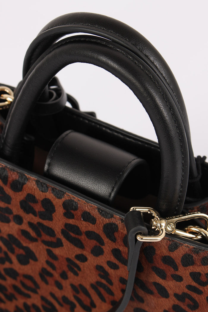 Borsa A Mano Mini Animalier Dark Leopard-7
