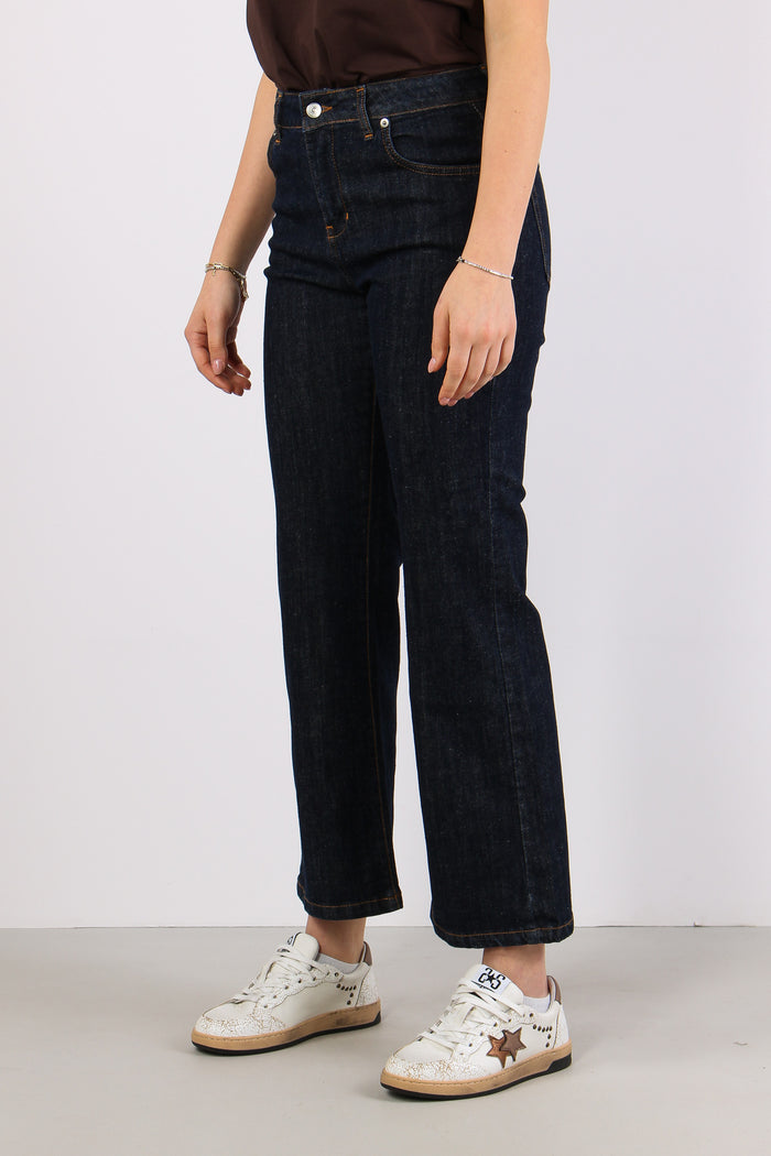 Denim Regular Impunture Contra Denim Scuro-3