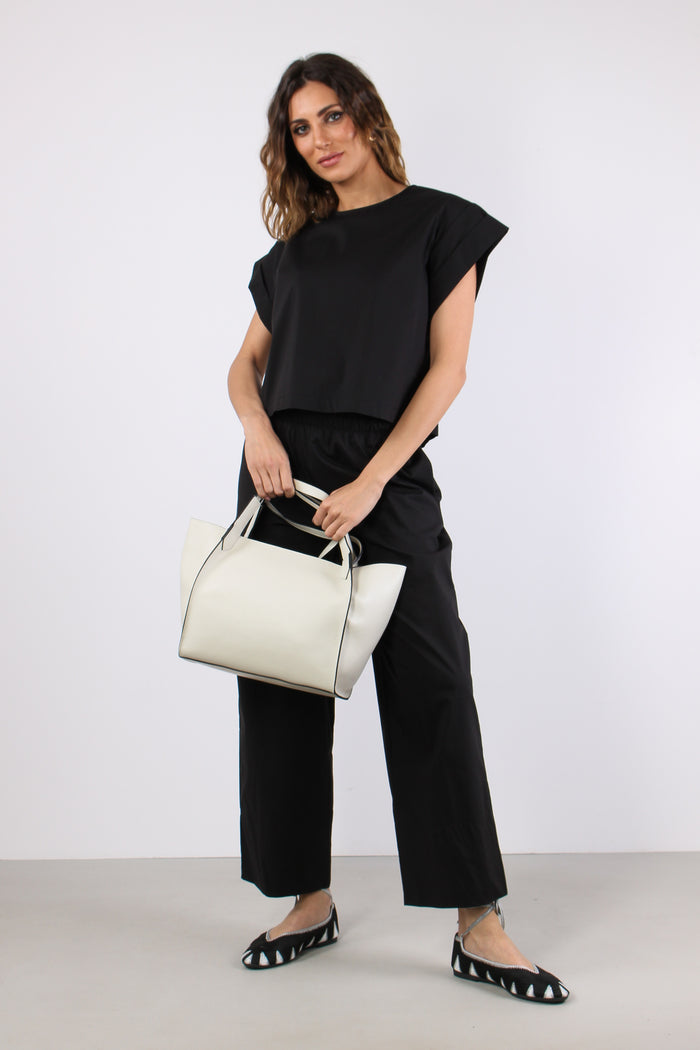 Casacca Manica Aletta Nero-5