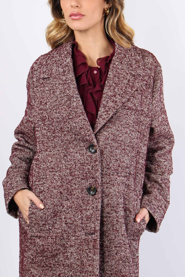 Cappotto Spinato Bordeaux-7