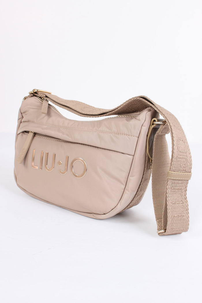 Mezzaluna Nylon Logo Champagne-4