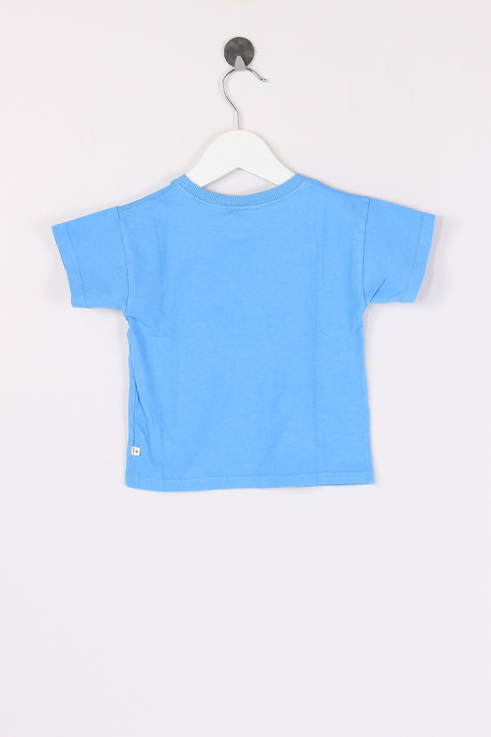 T-shirt M/m Crop Ultramarine-2