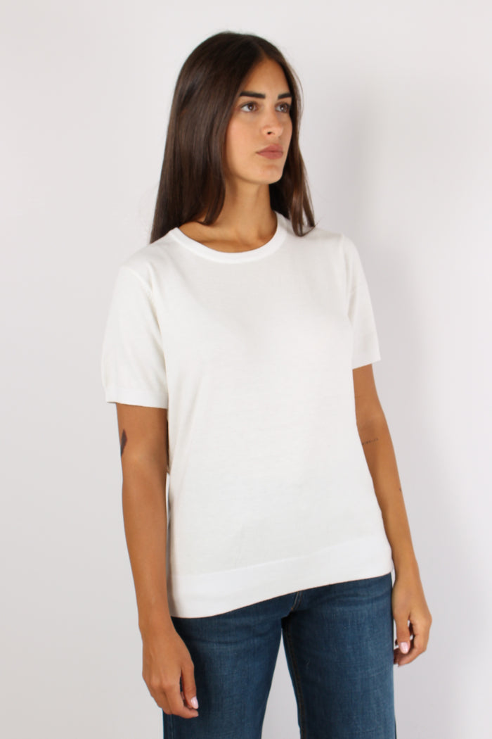 Maglia Viscosa M/m Burro-6