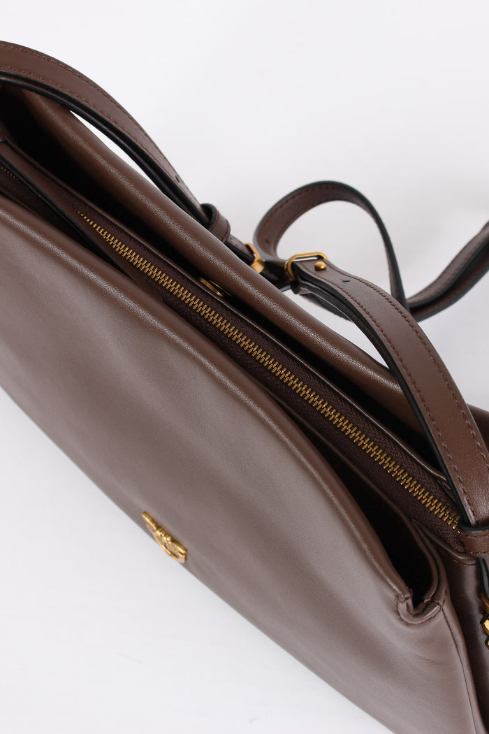 Tracolla Triplet 3 Scomparti Marrone/castagna-7