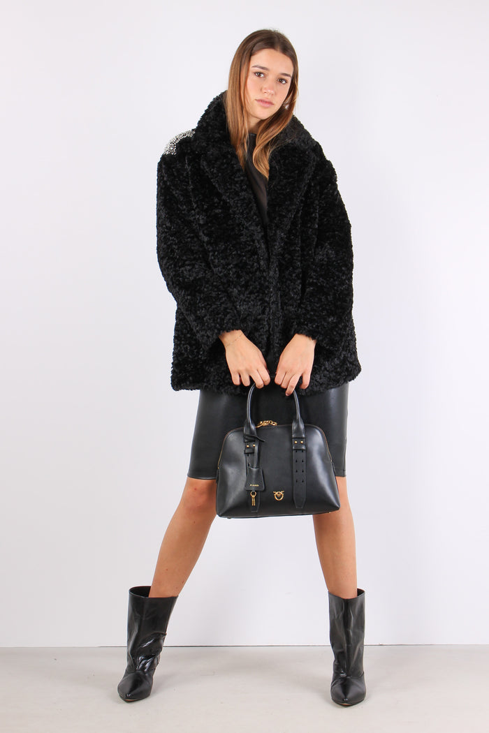 Ecopellicca Astrakan Black