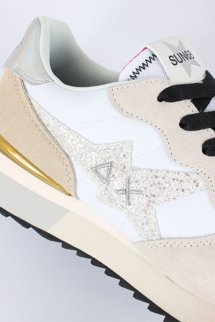 Sneakers  Stargirl Glitter Logo Bianco-8