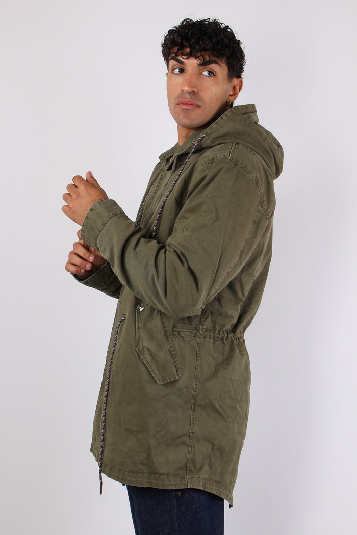 Parka Inserto Patch Verde-7