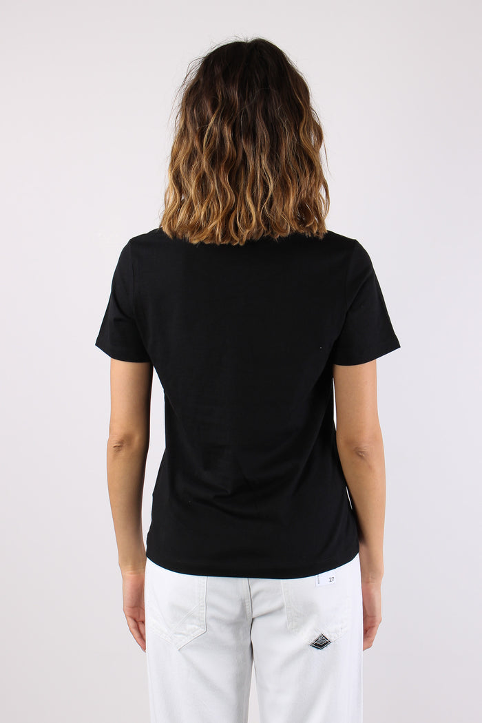 T-shirt M/m Cotone Nero-4