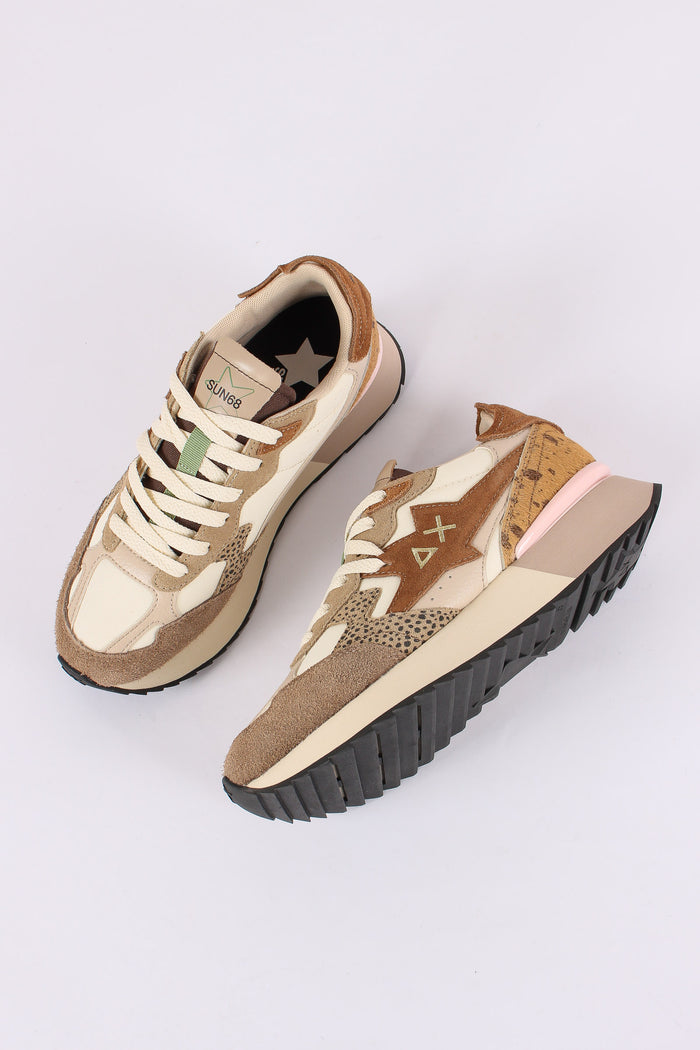 Sneakers Stargirl Multicolor Beige-2