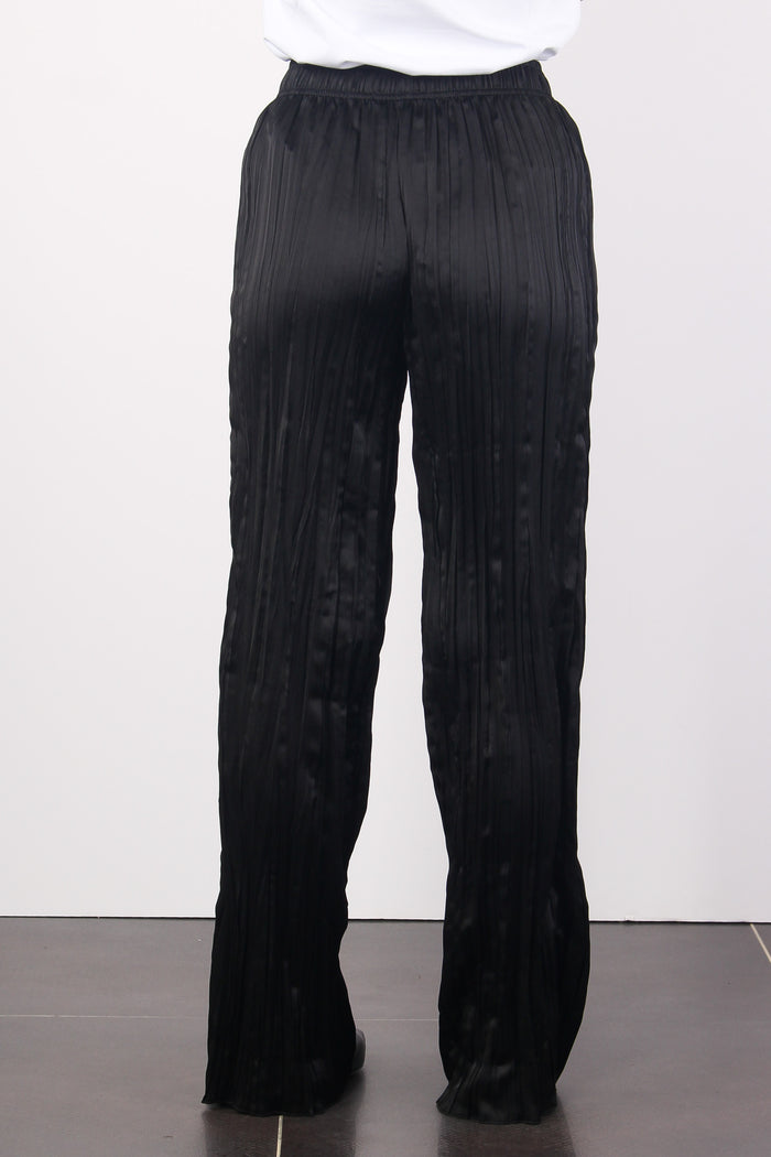 Pantalone Plisse Nero-3