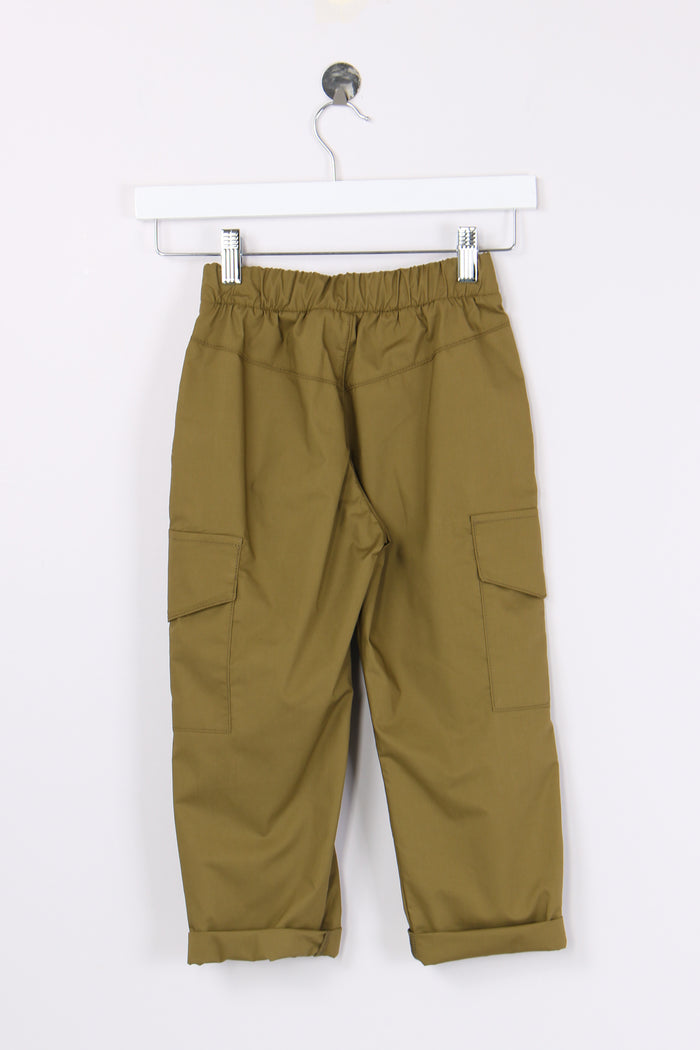 Pantalone Cargo Leggero Verde Scuro-2