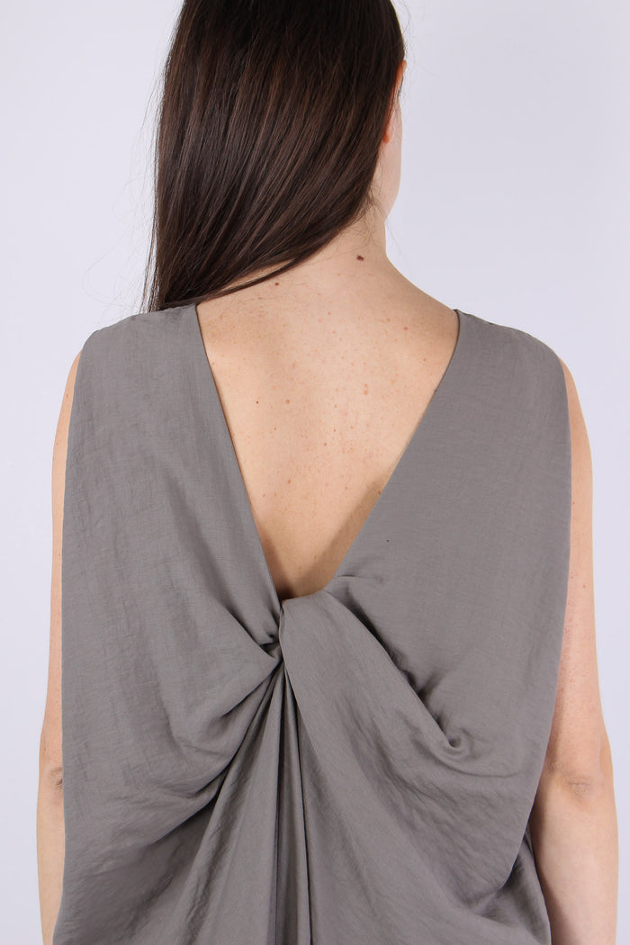 Blusa Scavo Dietro Grigio-6