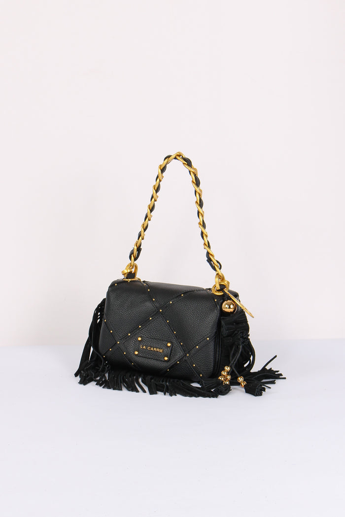 Tracollina Frange Inserto Borchie Black-3