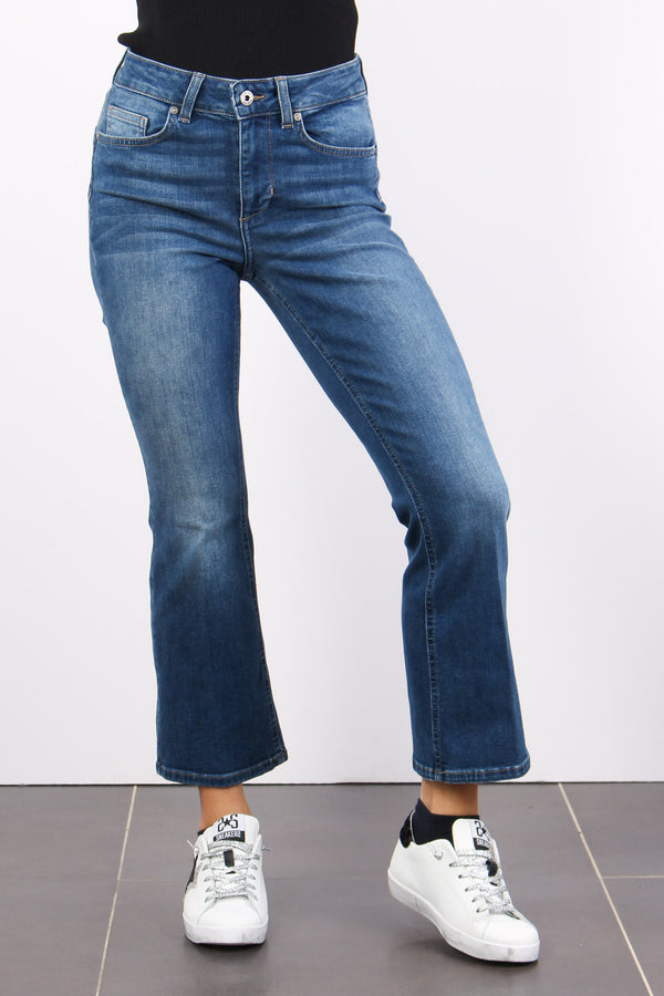 Jeans Princess Baffo Tasca Denim Blue Dark-2