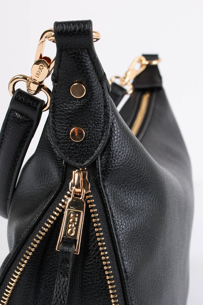 Hobo Zip Laterale Nero-9