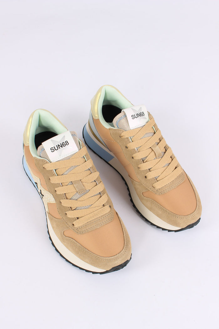 Sneakers  Stargirl Glitter Logo Beige-6