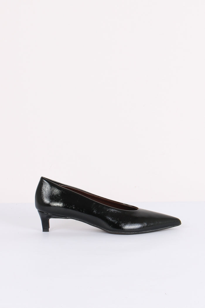 Decollete Vernice Tacco 3 Nero