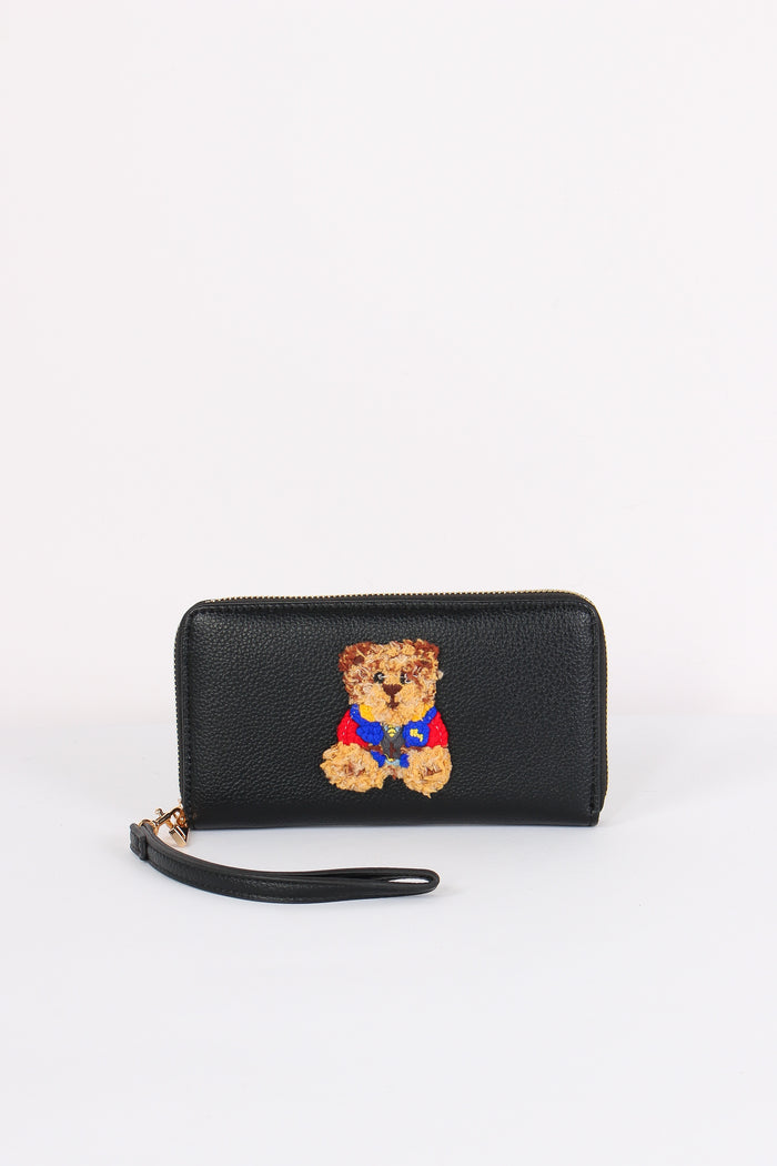 Portafoglio Orsetto Black