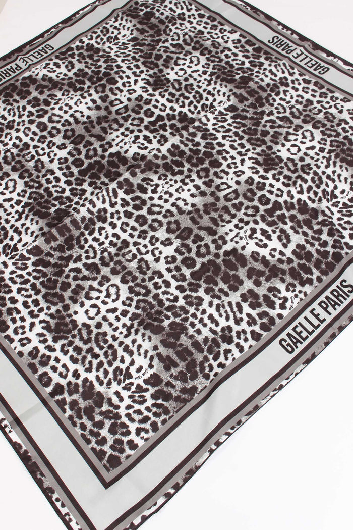 Foulard Maculato Grigio Ferro-3