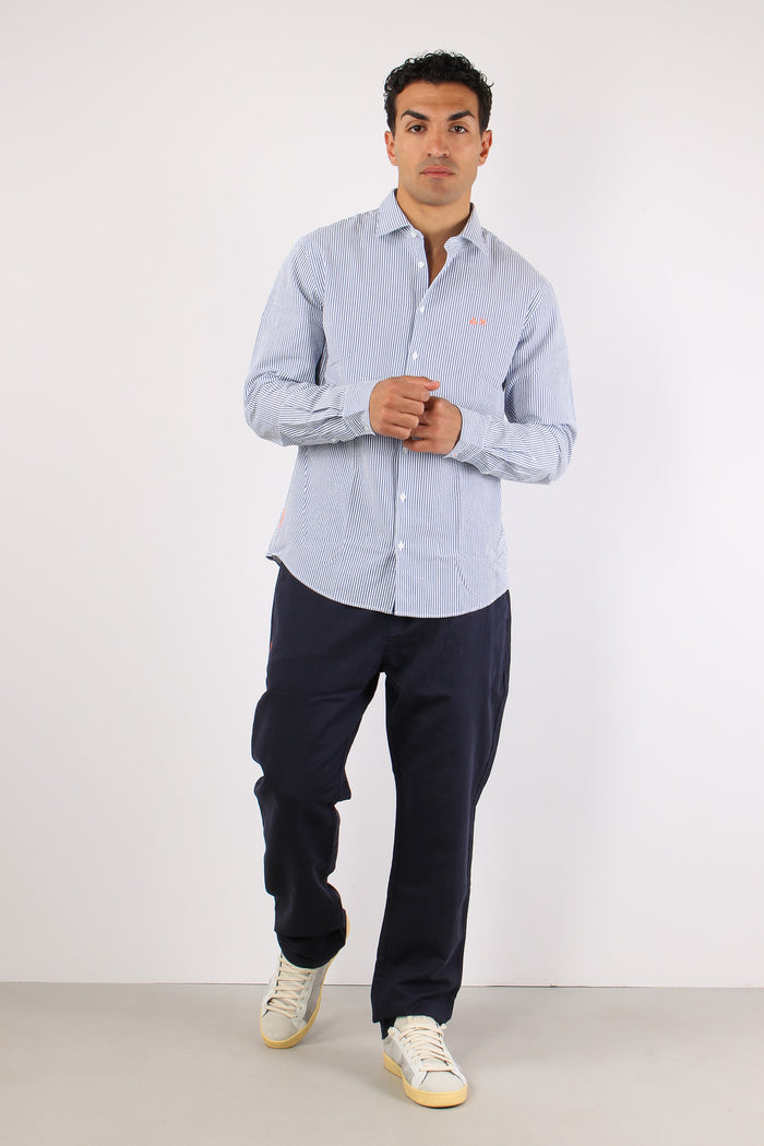 Camicia Fancy Riga Navy/bianco-3