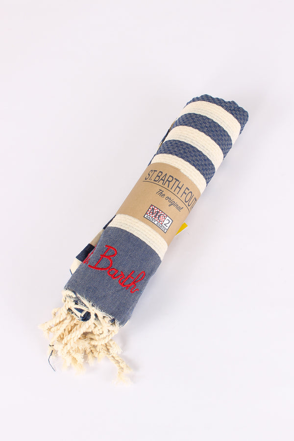 Foutas Righe Beige/blu