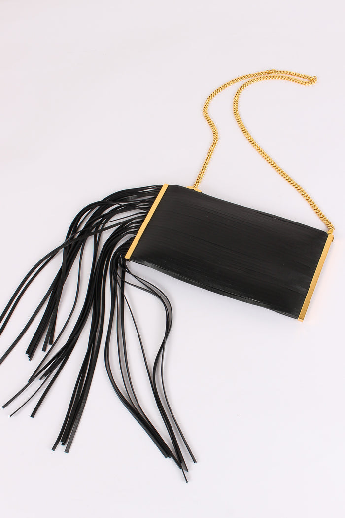 Pochette Frange Nero-5