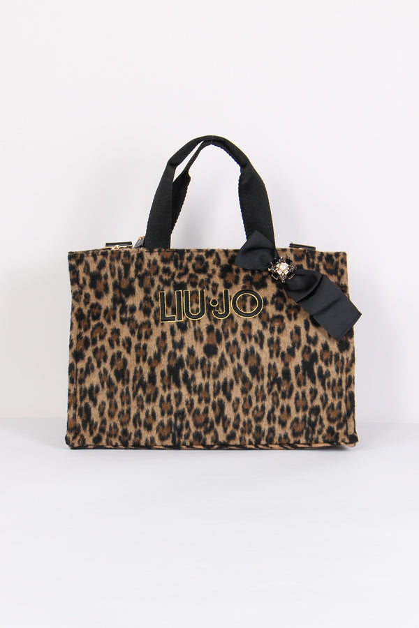 Borsa L Tote Fantasia Animalier