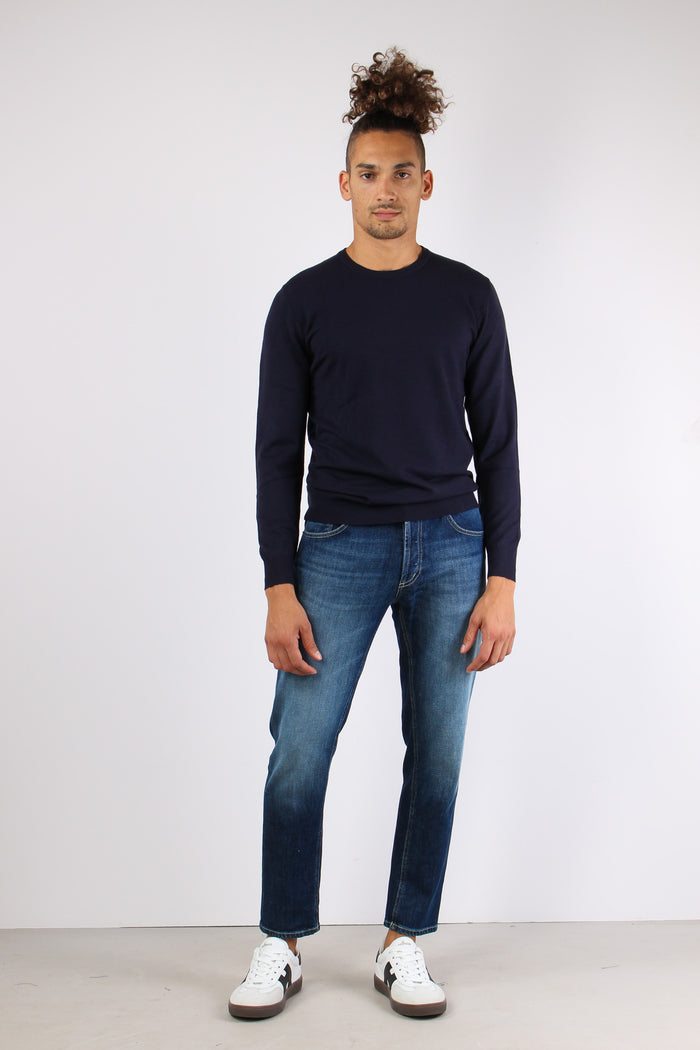 Brighton Denim Micro Rotture Denim Medio-5
