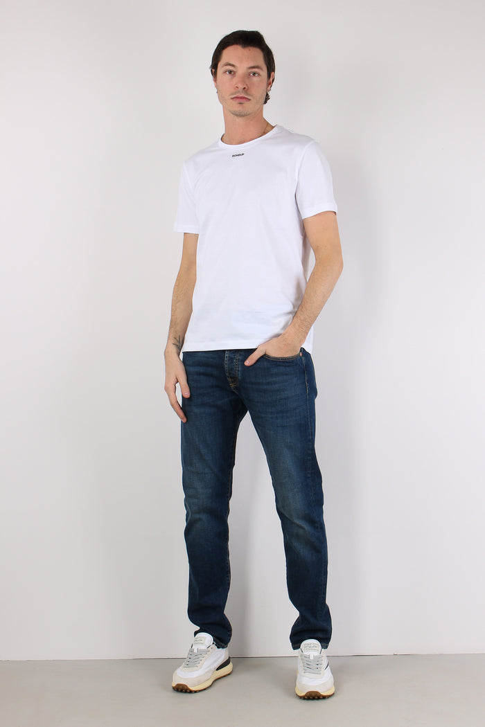 T-shirt Logo Scritta Bianco-7