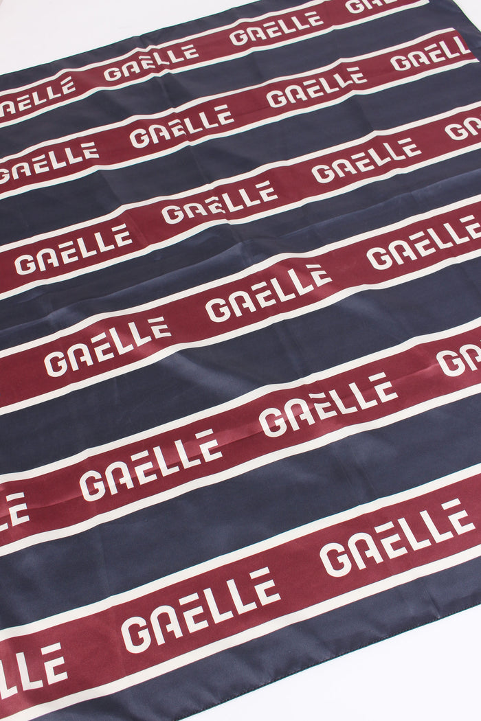 Foulard Bande Logo Blu Scuro-3