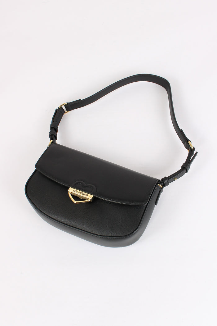 Borsa Tracolla Cuore Nero-4