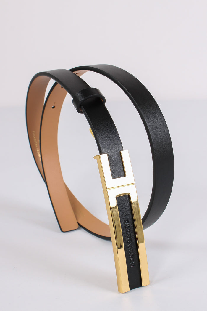 Cintura Placca Oro Nero-5
