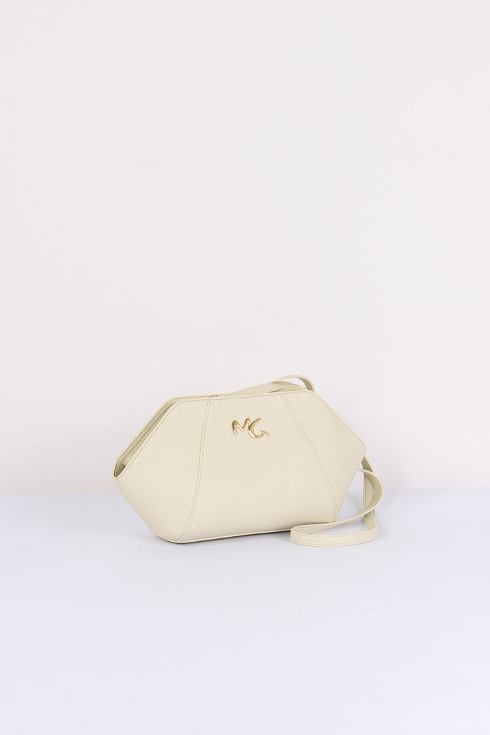 Pochette Rigida Logo Avorio-7